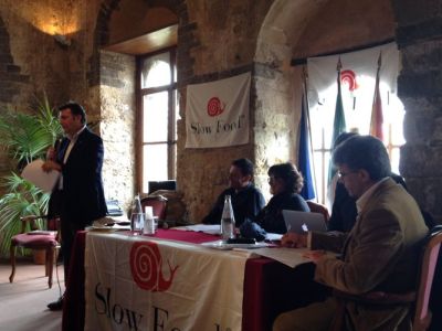 un momento del congresso slow food a taormina 07 04 14