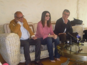 giampiero solari, laura pausini e claudio fasulo 18 05 14