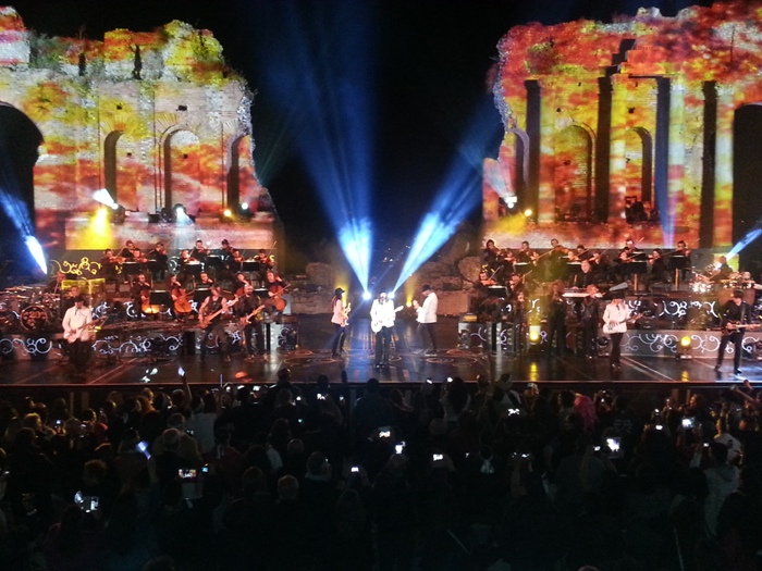 il concerto di laura pausini a taormina del 13 maggio 2014