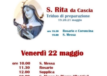 Taormina. Chiesa S. Domenica: Santa Rita da Cascia