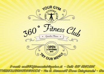 Giardini. Conto alla rovescia per l’inaugurazione della seconda stagione del “360° Fitness club”. Il 12 settembre (ore 21) grande serata di gala