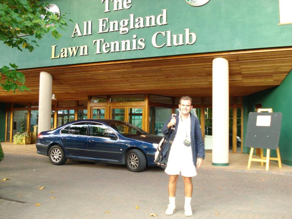 Il tennista taorminese a Wimbledon