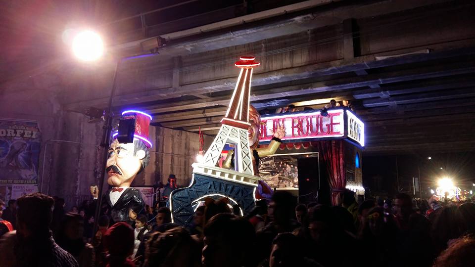 Uno dei carri di Carnevale a Trappitello