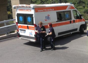 Taormina. Incidente stradale in via Crocifisso: un uomo di 68 anni trasportato in ospedale