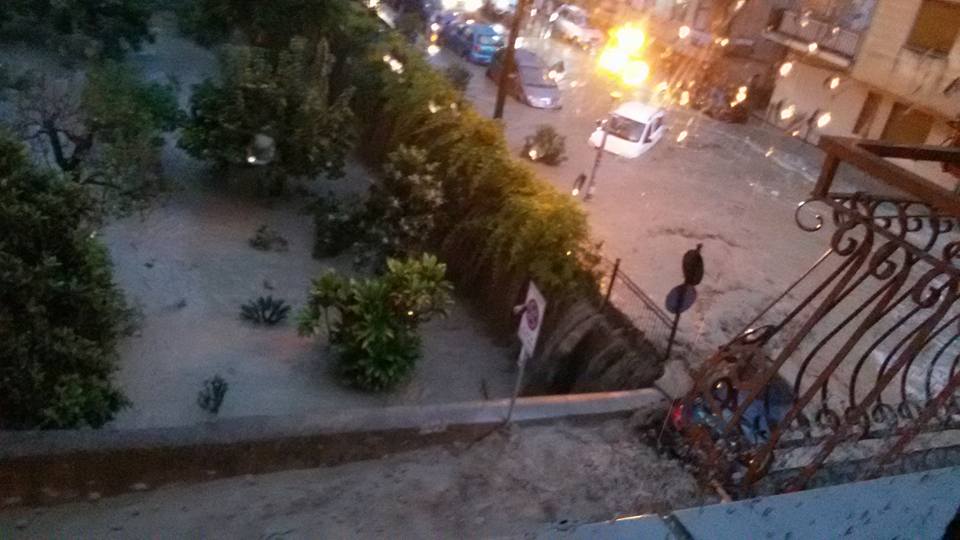 Maltempo a Giardini (foto Federica Raneri)
