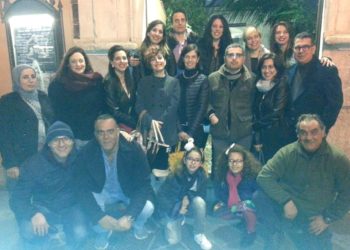 Giardini. Il Lido di Naxos riapre il 1° marzo. Lo staff a cena prima di iniziare la nuova stagione