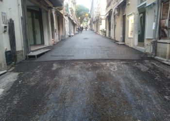 G7 Taormina. Asfalto in Via Teatro Greco: lavori a buon punto, il 6 maggio la strada sarà completata