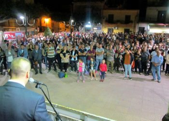 Amministrative Gaggi 2017. Piazza gremita per il candidato a sindaco Giuseppe Cundari. Prossimi comizi: 6, 8 e 9 giugno (21.30)