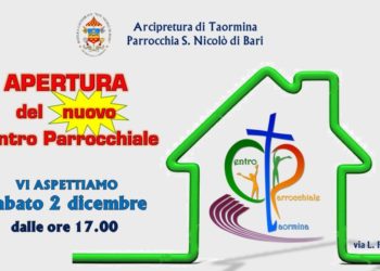 Taormina. Sabato 2 dicembre apertura del nuovo Centro parrocchiale di via Pirandello