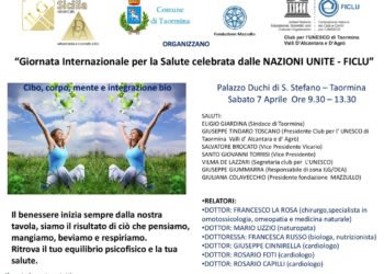 Taormina. “Giornata internazionale per la Salute” al Palazzo Duchi di S. Stefano