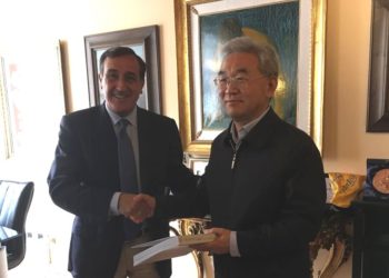 Il viceministro cinese Zhang Taolin a Taormina. Padrone di casa l’assessore Salvo Cilona