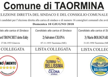 Elezioni Taormina 2018. Alcune curiosità sui candidati a sindaco e al Consiglio comunale