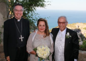 Taormina. Tony Martines e Filippa Rapisardi sposi. Auguri!