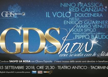 Taormina. “GDShow – Una serata con le Stelle”: il 15 settembre al Teatro Antico appuntamento con la solidarietà