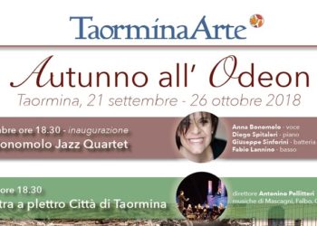 Taormina. “Autunno all’Odeon”: il programma degli spettacoli nel mese di ottobre