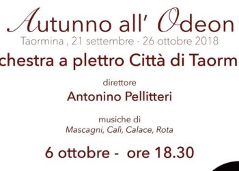 Taormina Arte. “Autunno all’Odeon”: concerto dell’Orchestra a plettro diretta dal maestro Pellitteri