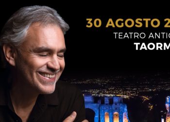 Taormina. Andrea Bocelli il 30 agosto 2019 in concerto al Teatro Antico