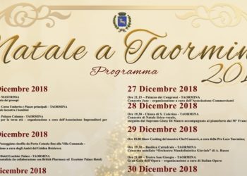 “Natale 2018 a Taormina”: ecco il programma completo