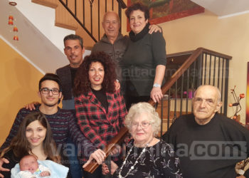 Trisavoli a Taormina. Da Franco (88 anni) e Concetta (82 anni) al neonato Nicholas: 5 generazioni