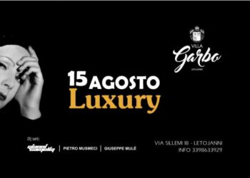 Letojanni. Serata del 15 agosto “Luxury”: si continua a ballare e a sognare nei giardini esclusivi di Villa Garbo