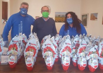 Castelmola. Uova di Pasqua per i bimbi dell’antico borgo donate dal Motoclub Centauromenium