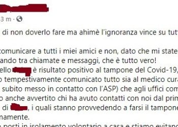 Giardini. “Mio fratello positivo al Covid-19. Adesso siamo in isolamento volontario”