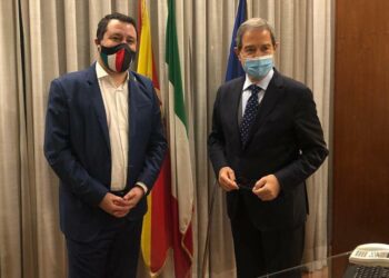 Musumeci incontra Salvini: “Più vaccini, maggiori controlli e grandi infrastrutture per una Sicilia protagonista nel Mediterraneo”
