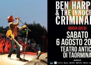 Taormina. Ben Harper & The Innocent Criminals: concerto rinviato al 2022