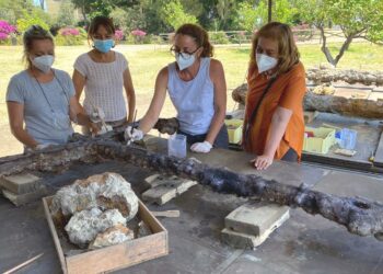 Giornate Europee dell’Archeologia: avviato restauro delle tre àncore recuperate nel 2012 nella Baia di Naxos