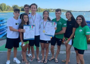 Exploit del Circolo Canoa Naxos ai campionati italiani di Milano