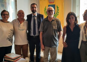 Visita istituzionale del sindaco metropolitano di Messina, Federico Basile, al Municipio di Taormina