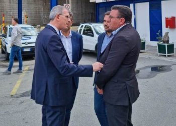 Taormina. L’ex assessore regionale Marco Falcone in visita alla Fiera “Trinacria Oro”