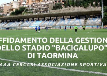 Taormina. Affidamento gestione stadio “Bacigalupo”: “AAA cercasi associazione sportiva”