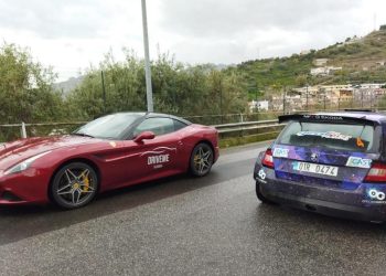 Drive Me: la Ferrari di Giorgio Di Pasquale & company apripista al Rally di Taormina
