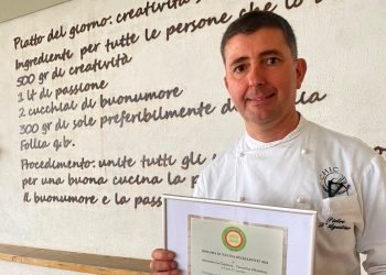 Taormina. Lo chef Pietro D’Agostino premiato dall’Accademia Italiana della Cucina con un “diploma di eccellenza”