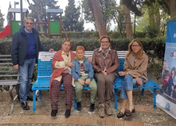 Taormina. Parco “Florence Trevelyan”: inaugurata la panchina “Kiwanis club Tauromenium Valle Alkantara”