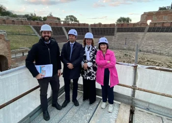 Taormina. Teatro Antico: al via restauro del Portico post scena a distanza di 70 anni da quello di Bernabò Brea