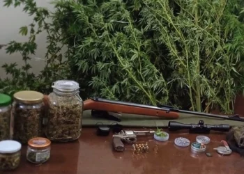 Trovato con una pistola e con la droga in casa: 55enne arrestato dai Cc di Taormina