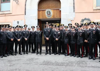 Il comandante della Legione Carabinieri “Sicilia”, Ubaldo Del Monaco, in visita alla Compagnia di Taormina