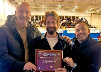 L’imprenditore taorminese Giorgio Di Pasquale premiato dalla Fipav