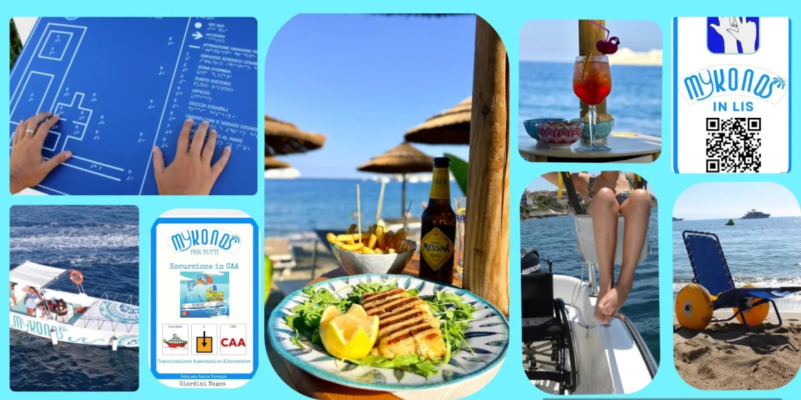Turismo inclusivo in Sicilia. Mykonos Beach Naxos, un’eccellenza che apre il mare a tutti
