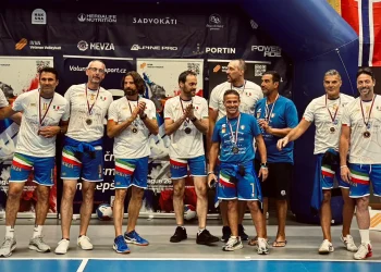 Il taorminese Giorgio Di Pasquale vince il bronzo con la Nazionale italiana Over 45 “Villa Zuccaro” a Praga