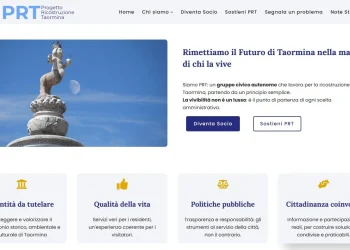 Progetto Ricostruzione Taormina lancia il nuovo sito ufficiale: “Uno strumento di partecipazione, ascolto e proposta per la città”