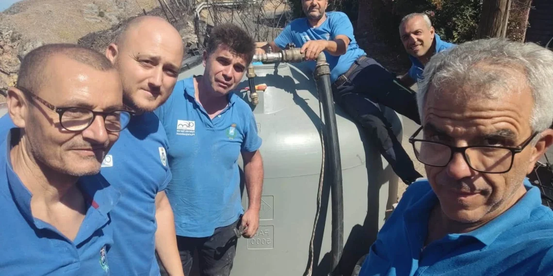Incendio a Taormina, il sindaco elogia la squadra Asm: “Competenza, cuore e tempestività. Grazie anche per aver evitato l’emergenza idrica”